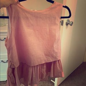 Alice & Olivia Small Pink Blouse